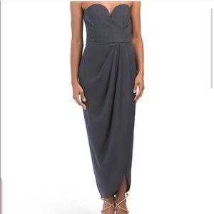 Strapless Tulip Hem Dress